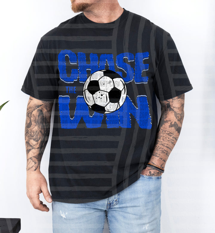 Chase The Win Soccer DTF Print