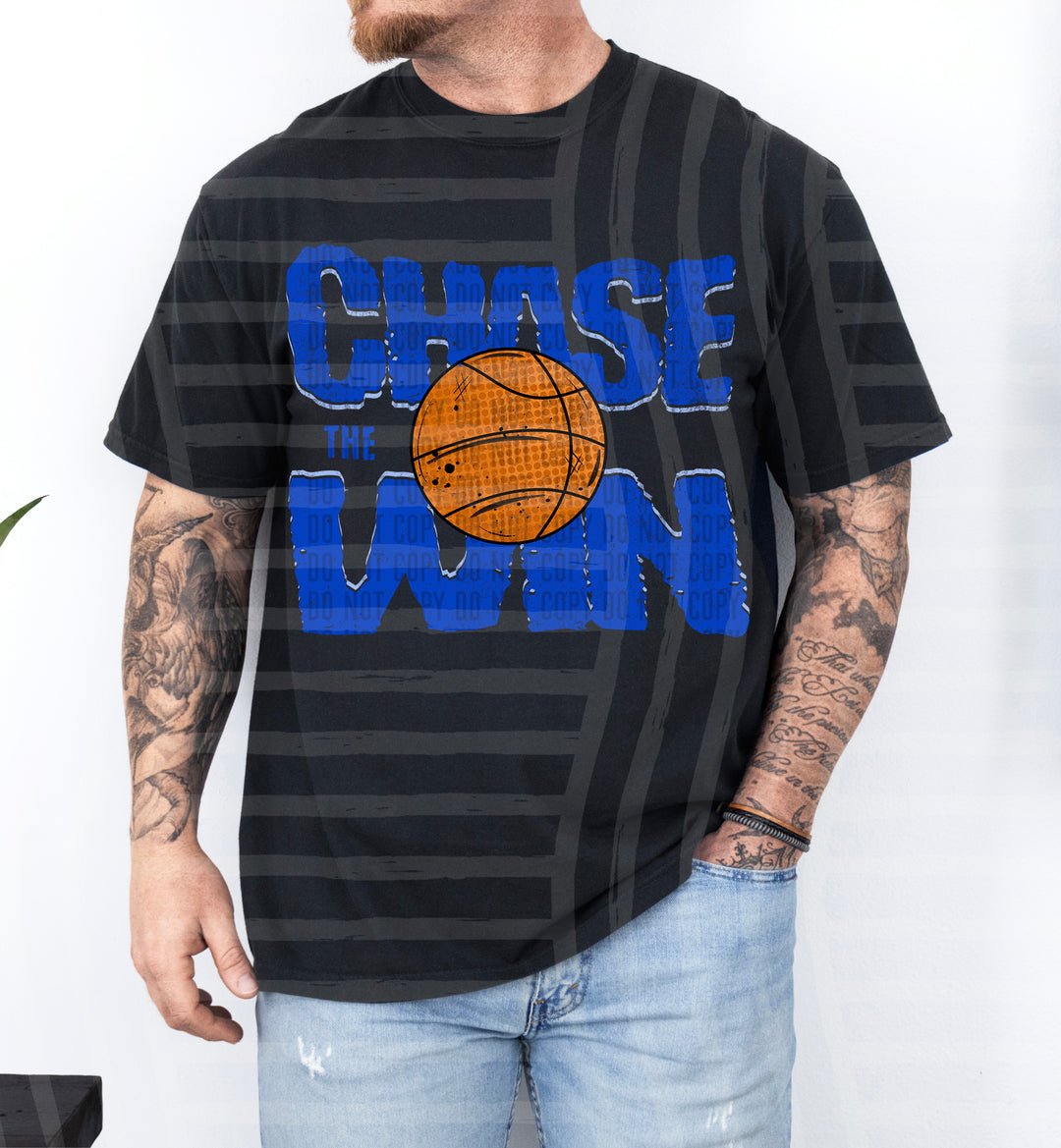 Chase The Win Basketball DTF Print