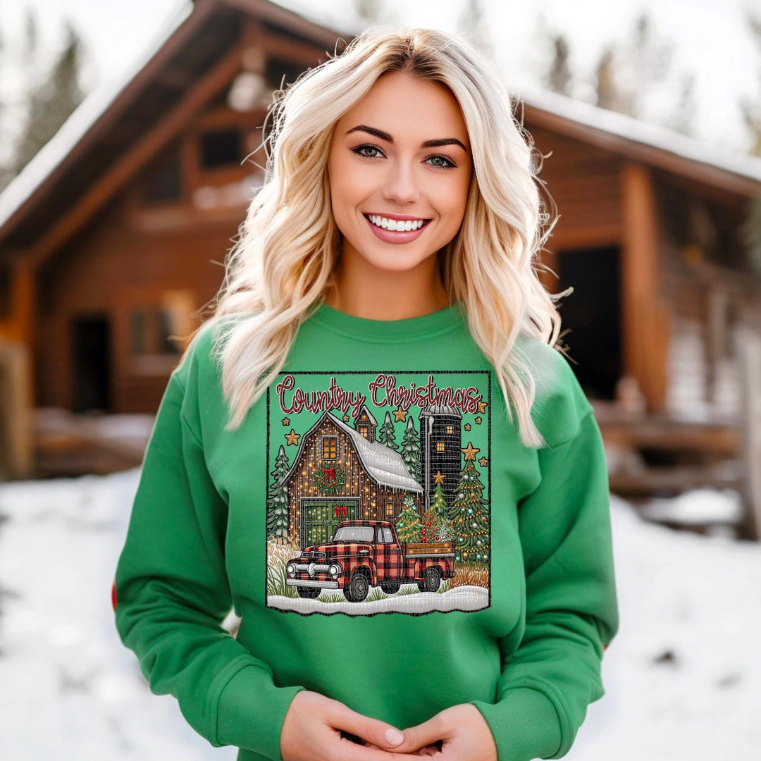 Country Christmas DTF Print