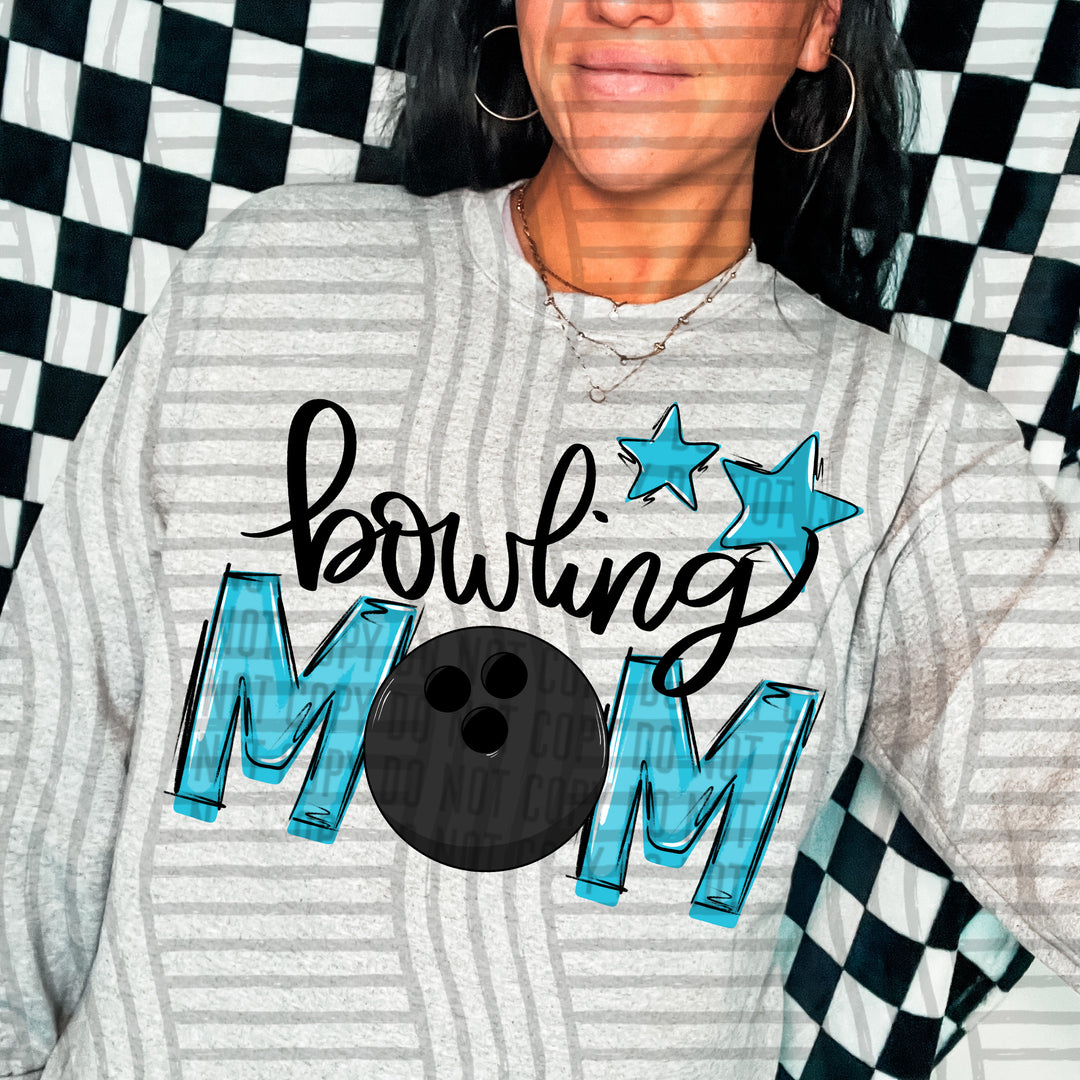 Sports Mom Bowling DTF Print