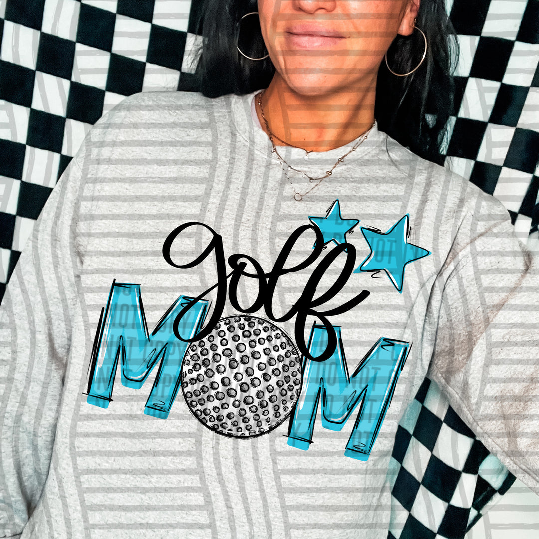 Sports Mom Golf DTF Print