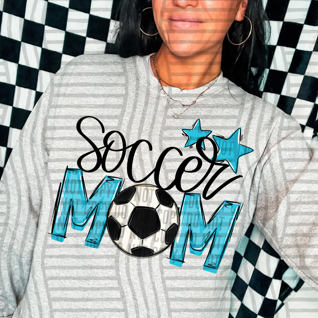 Sports Mom Soccer DTF Print