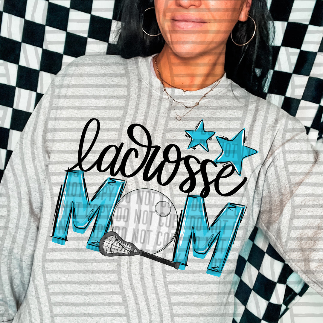 Sports Mom Lacrosse DTF Print