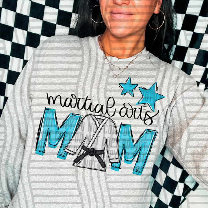 Sports Mom Martial Arts DTF Print