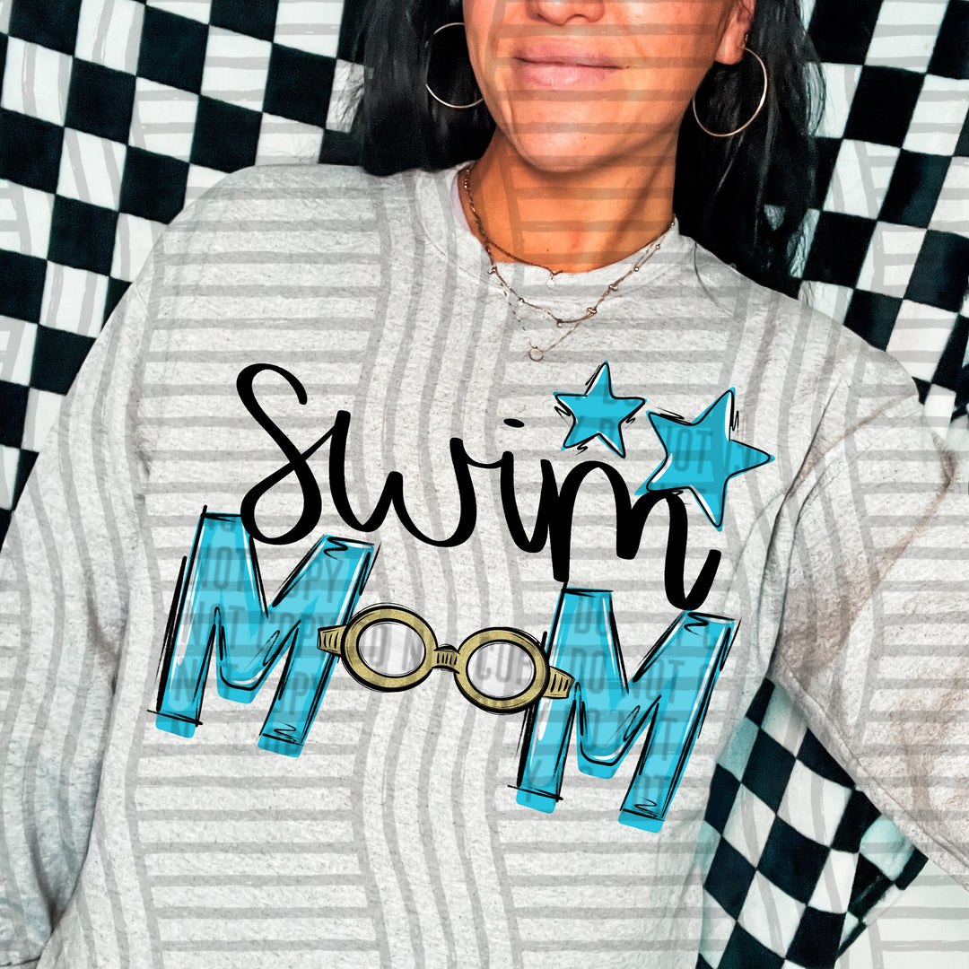 Sports Mom Swim DTF Print