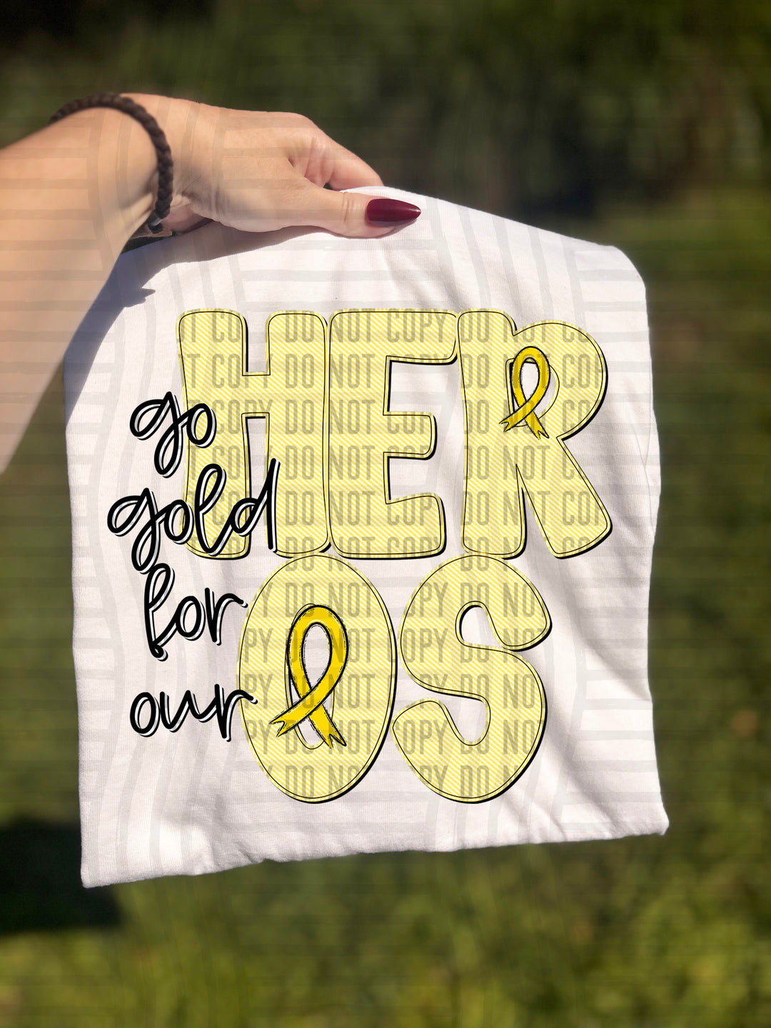 Childhood Cancer Awareness DTF Print