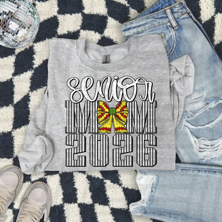 Senior Mom Softball DTF Print