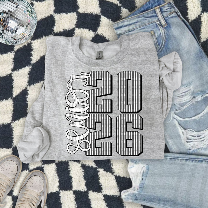 Senior 2026 Seersucker DTF Print