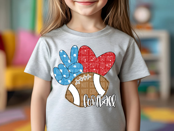 Peace Love DTF Print