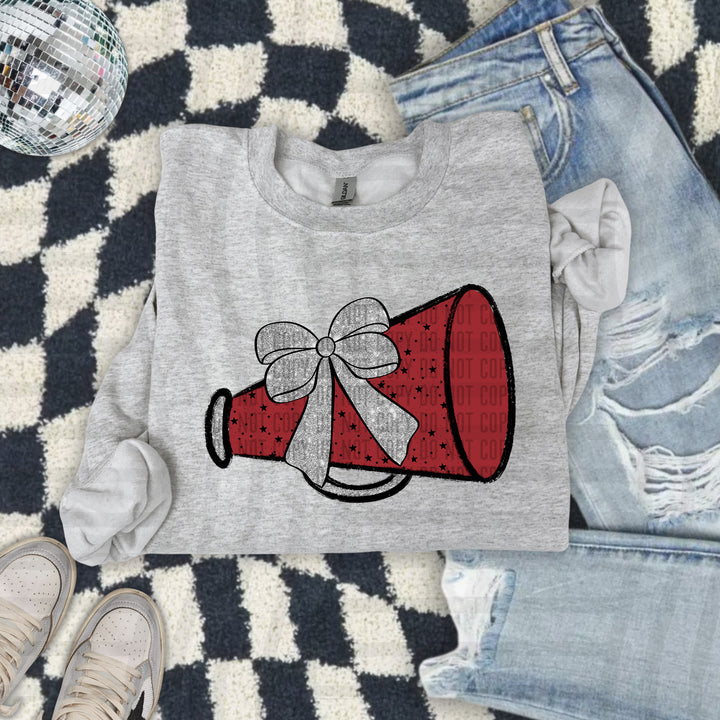 Megaphone Silver Accents DTF Print