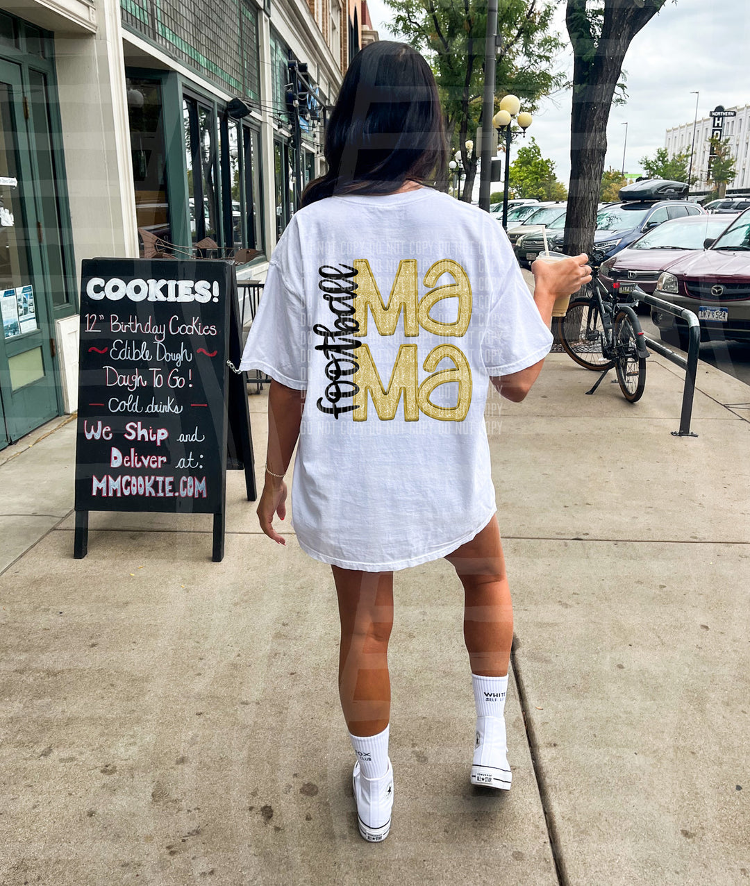 Sports Mama Football DTF Print