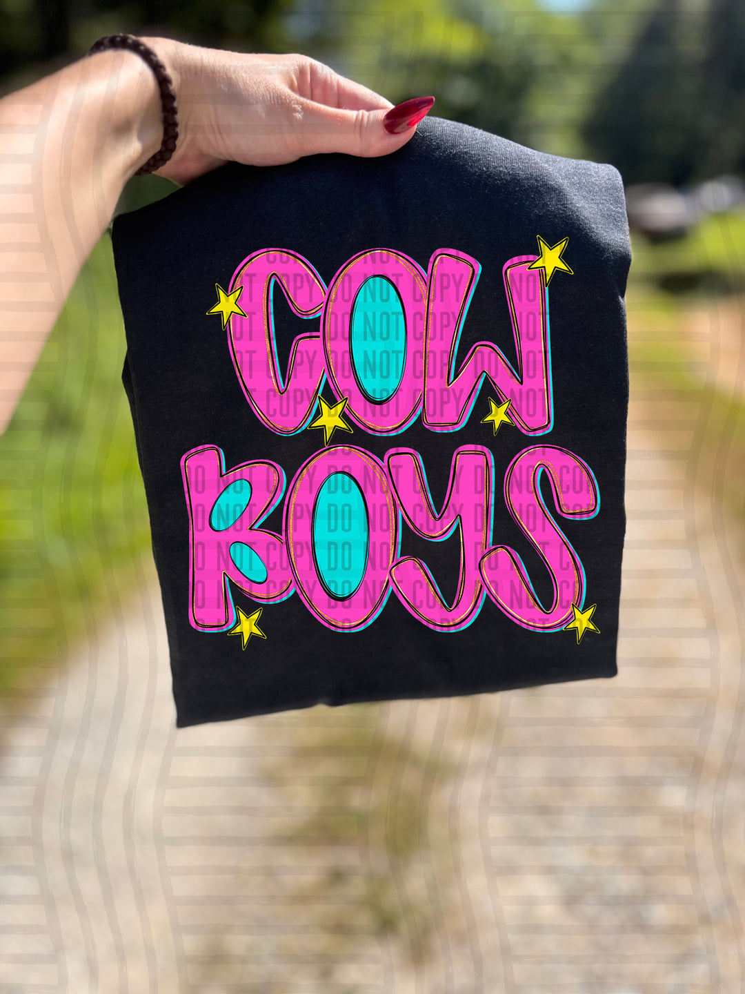 Pink Glow DTF Print