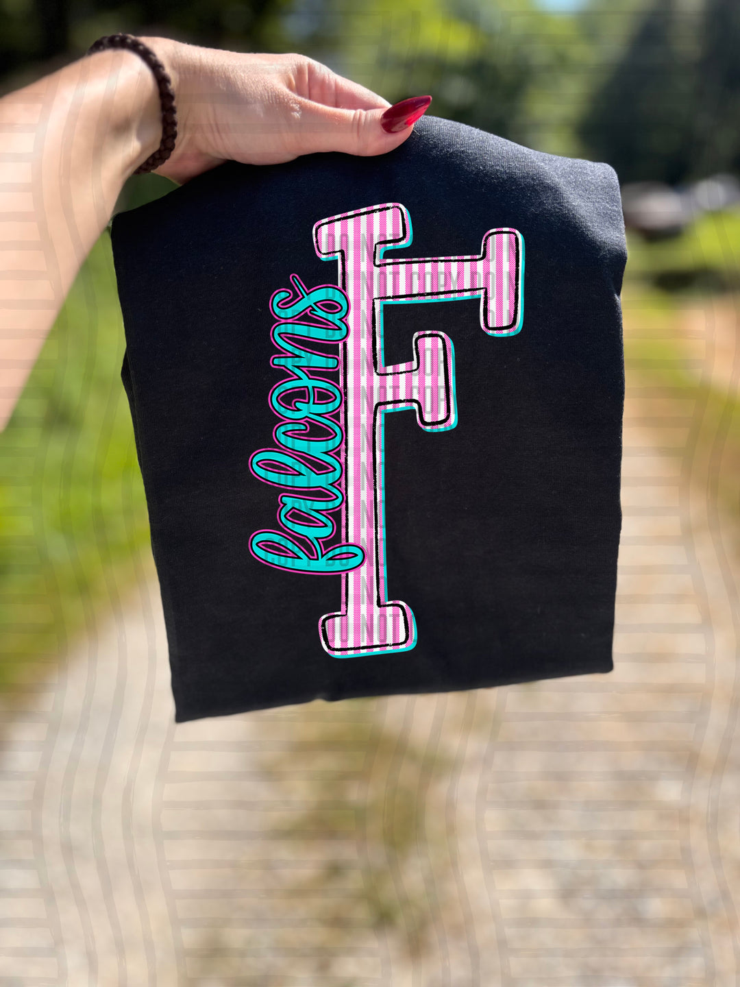 Mixy Pink Seersucker DTF Print