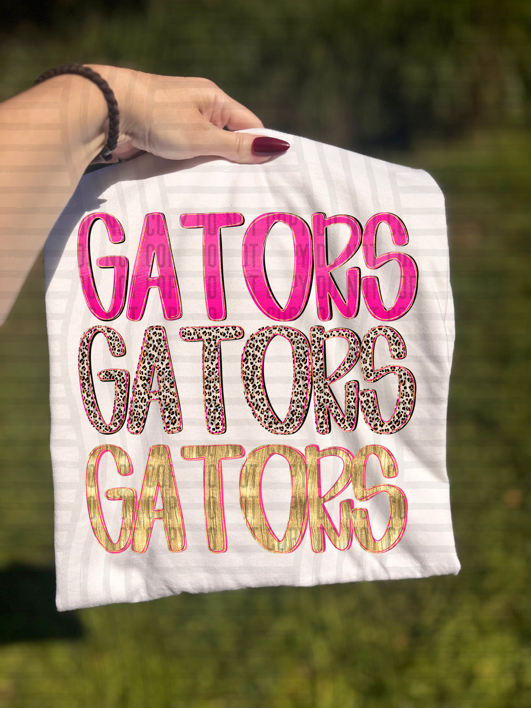 Pretty In Pink Triple Stacked DTF Print