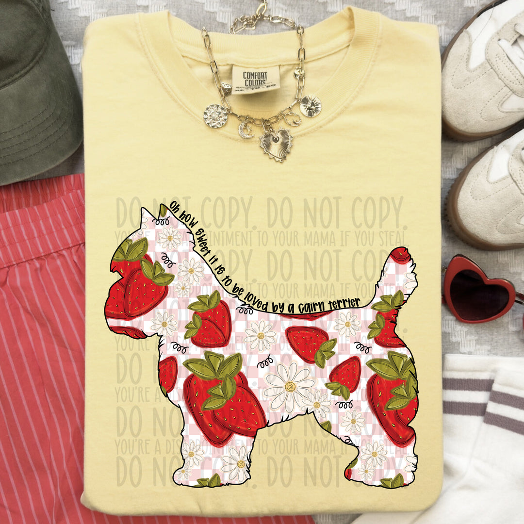 How Sweet Dog DTF Print