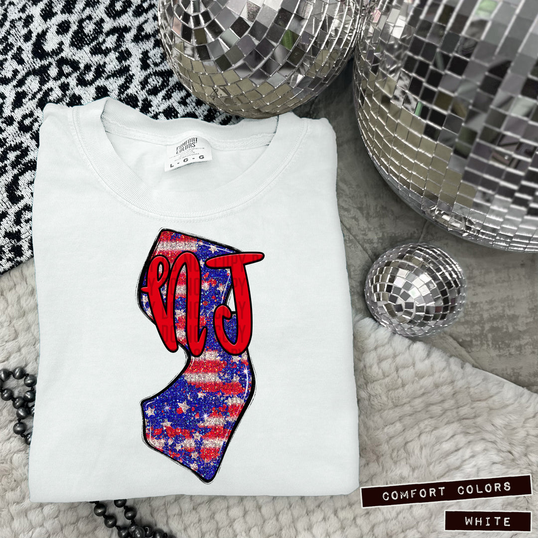 RWB States DTF Print