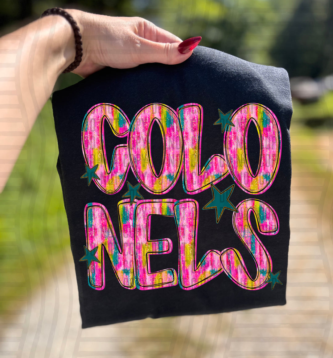 Holiday Brushstroke DTF Print