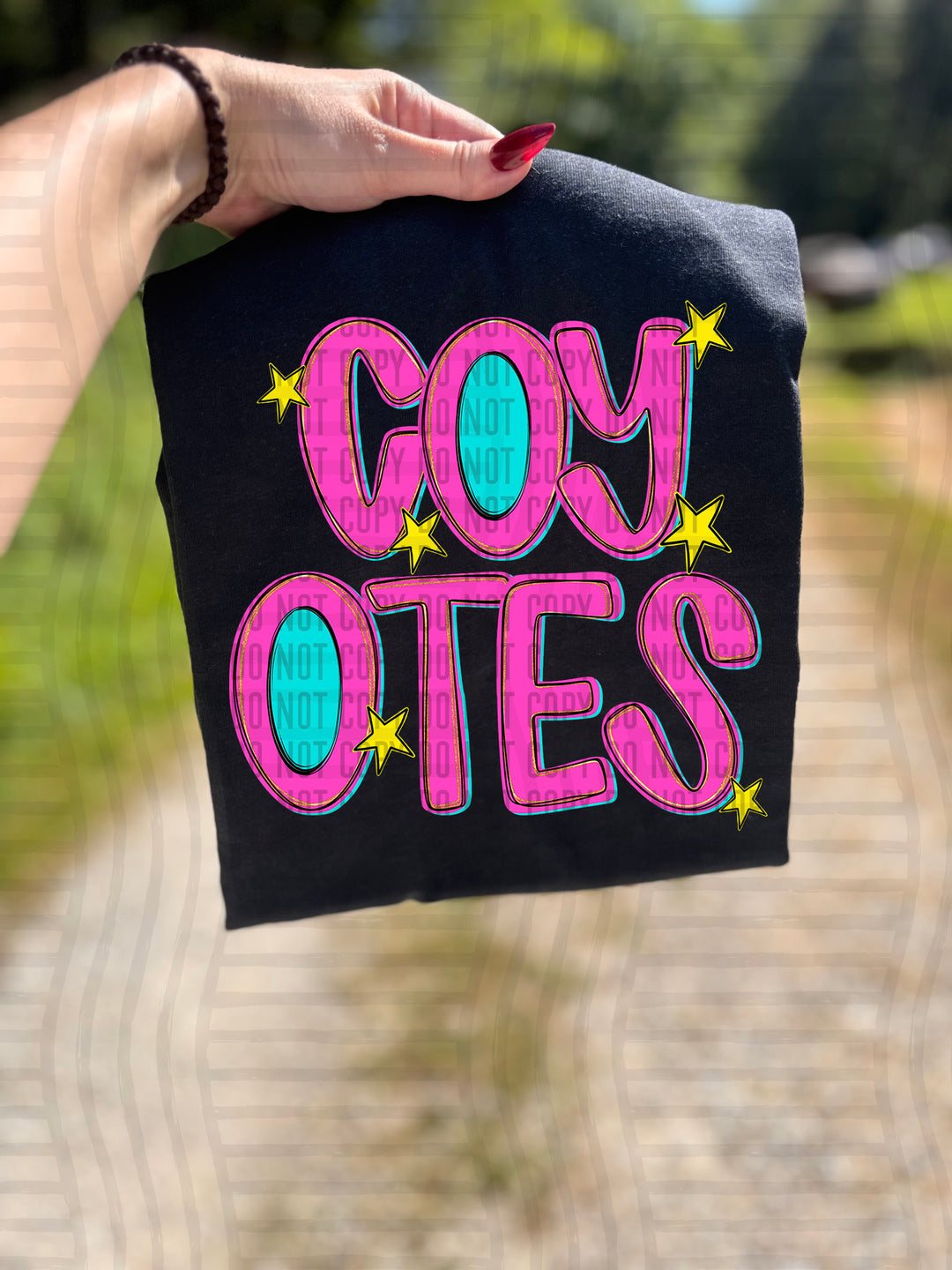 Pink Glow DTF Print