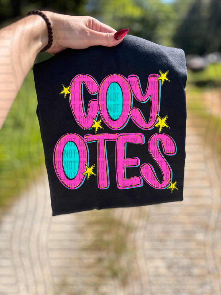 Pink Glow DTF Print