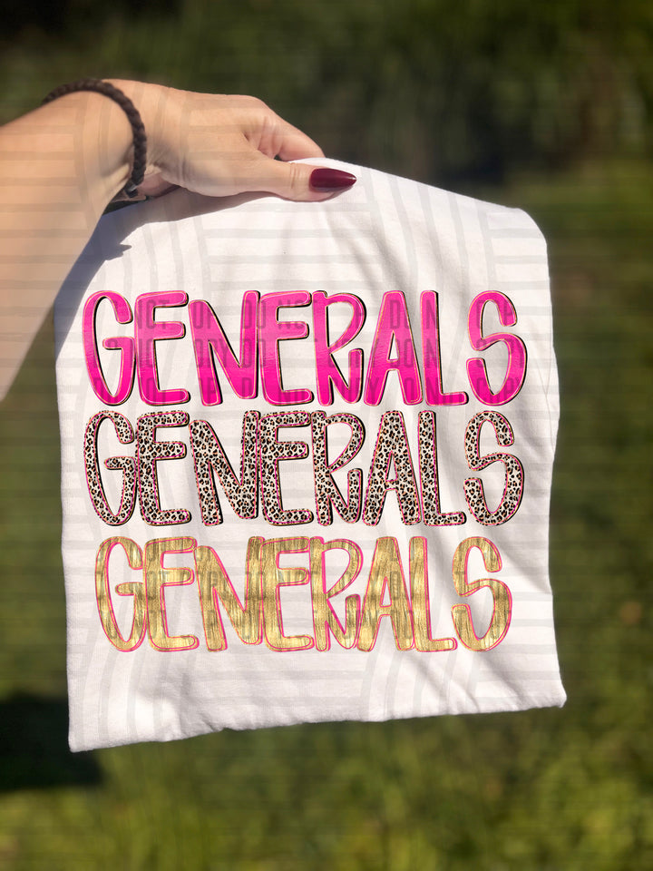 Pretty In Pink Triple Stacked DTF Print