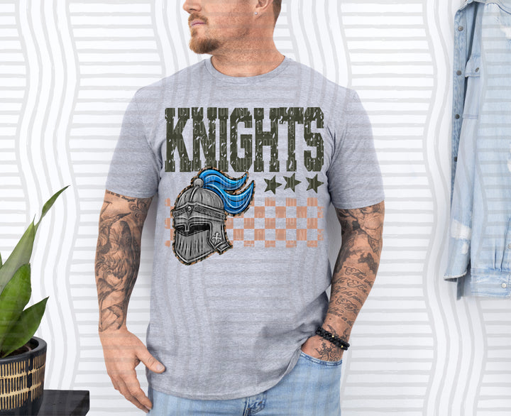 Camo Mascot Heads DTF Print