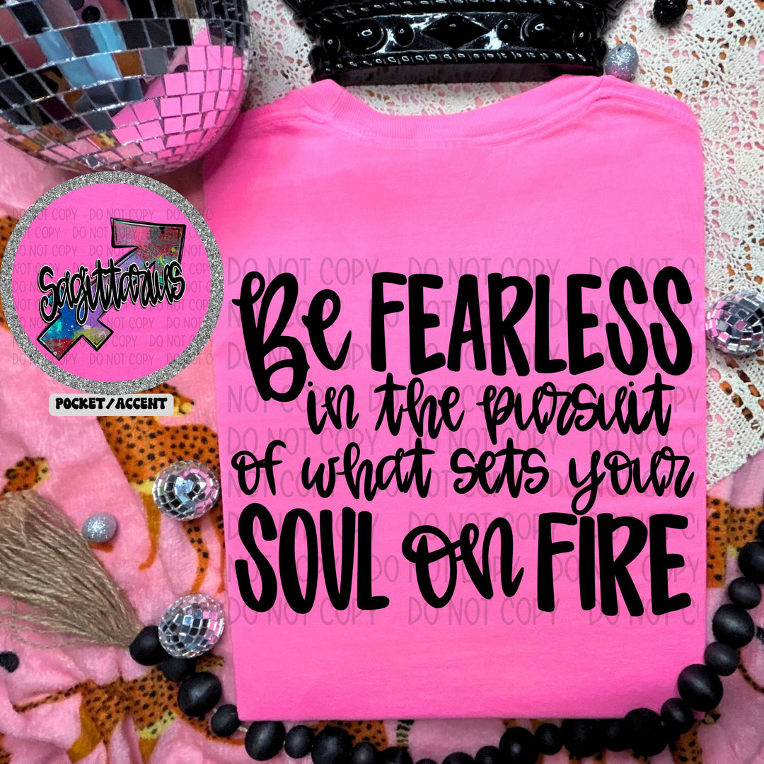 Be Fearless Astrology Signs POCKET DTF Print