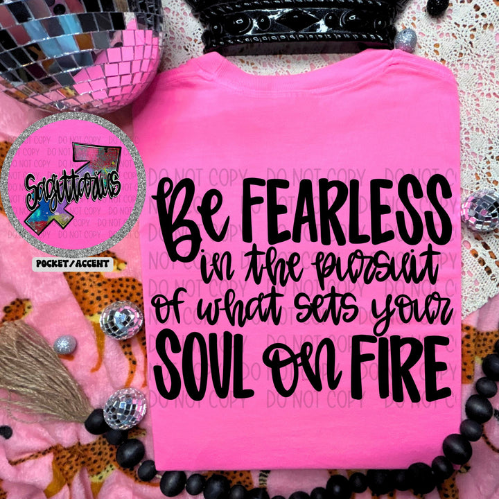 Be Fearless Astrology Signs POCKET DTF Print