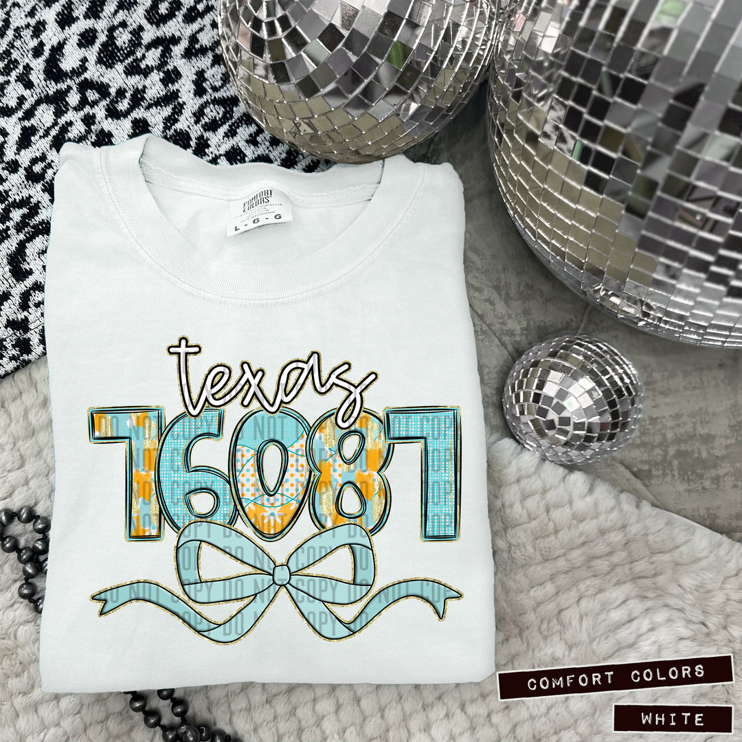 Dotted Daisy Zip Codes DTF Print