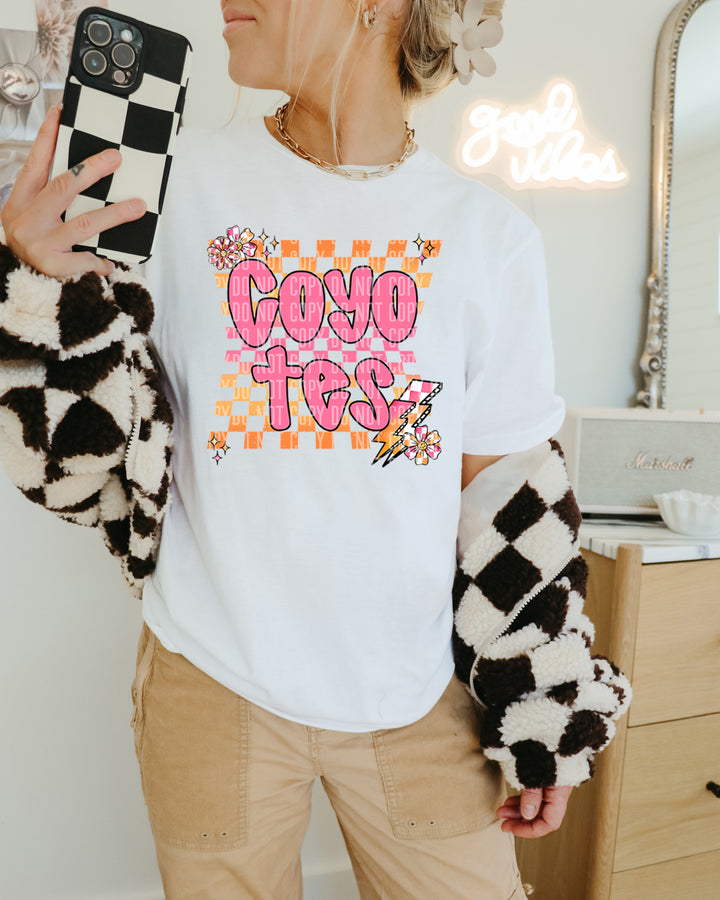 Checker Pop DTF Print