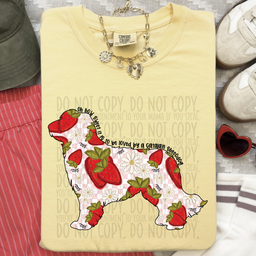 How Sweet Dog DTF Print