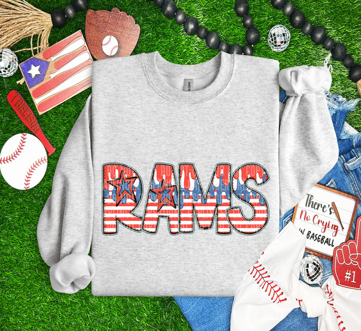 RWB Drip Mascots DTF Print