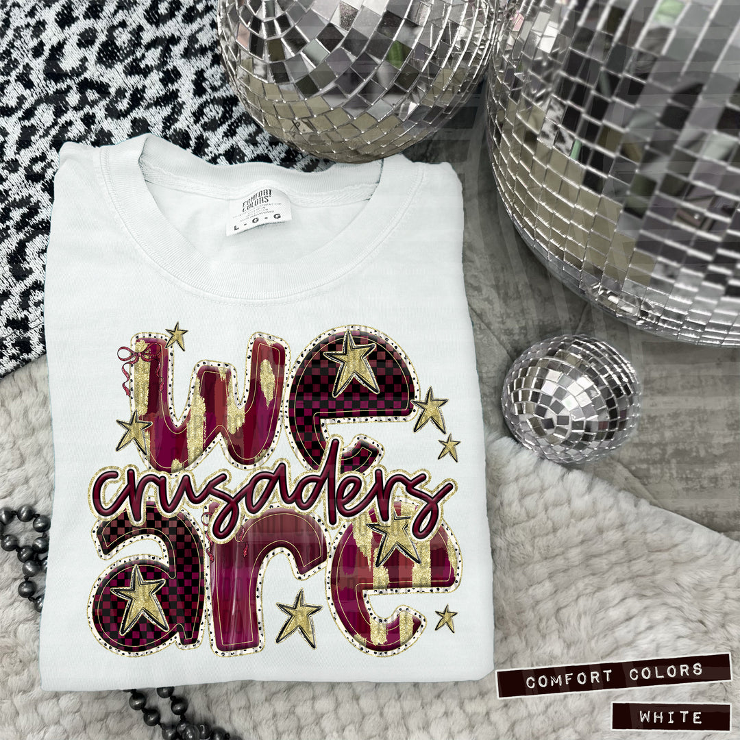Maroon We Are DTF Print