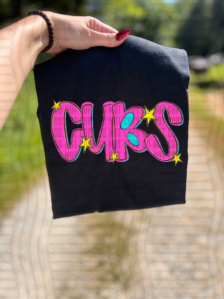 Pink Glow DTF Print