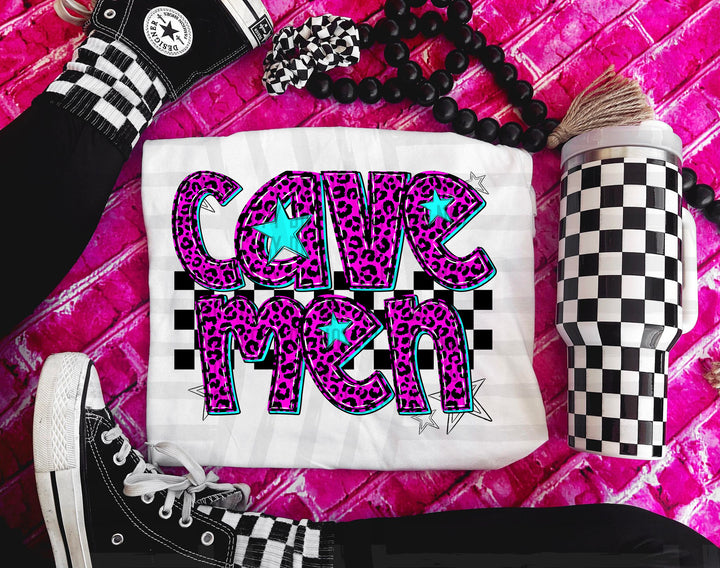 Pink Neon Leopard DTF Print