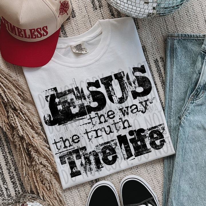 Jesus The Way DTF Print