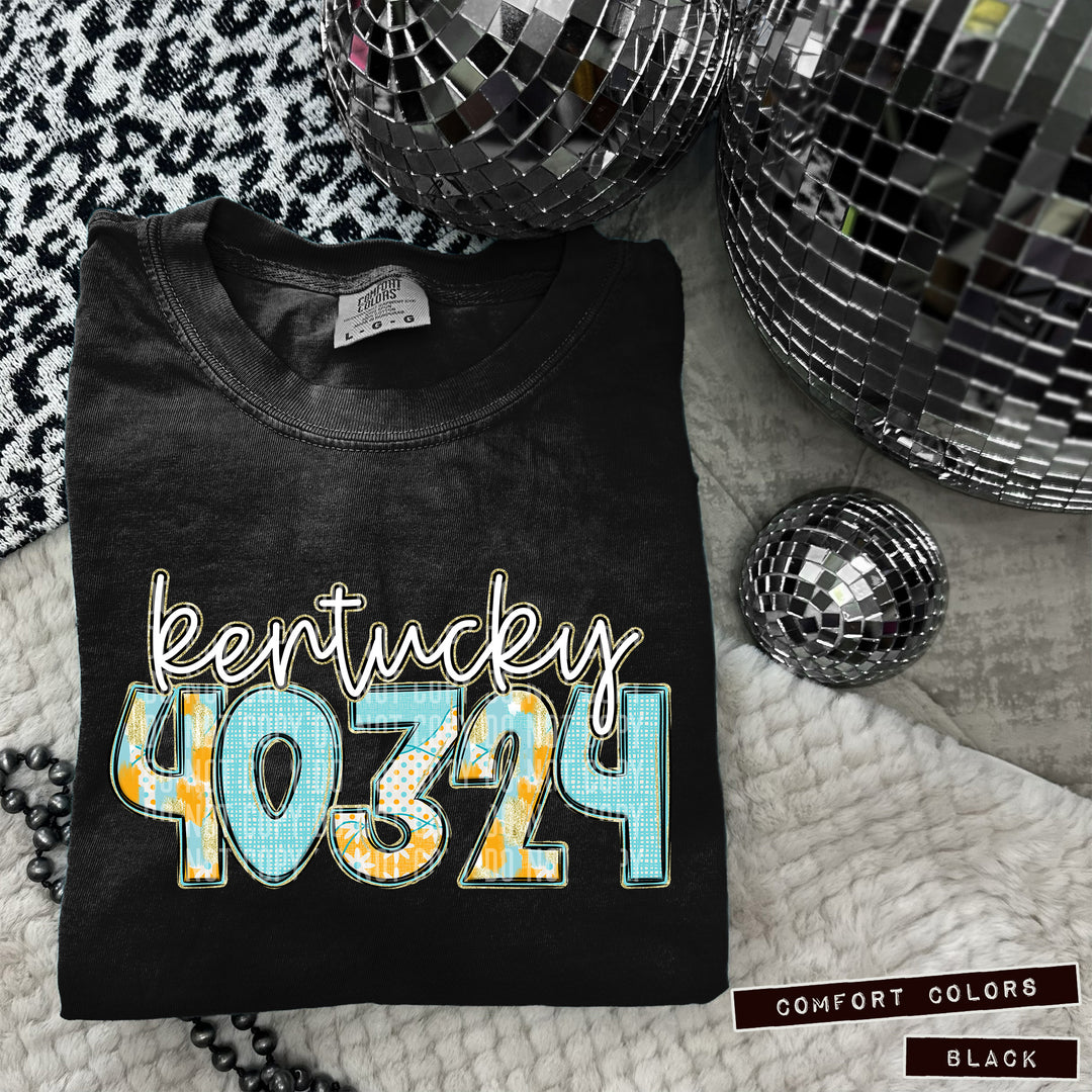 Dotted Daisy Zip Codes No Bows DTF Print