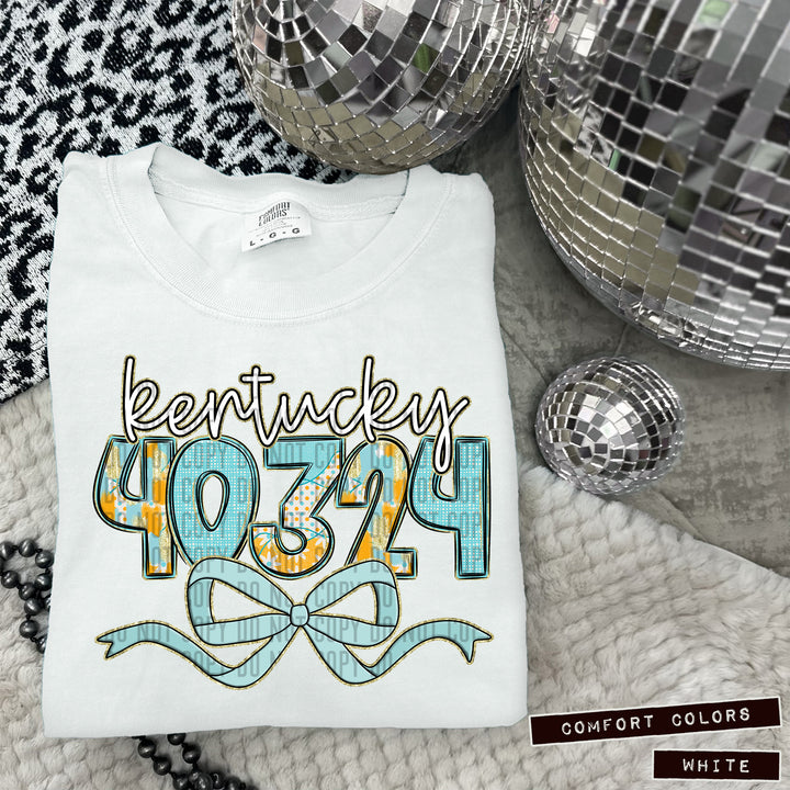 Dotted Daisy Zip Codes DTF Print