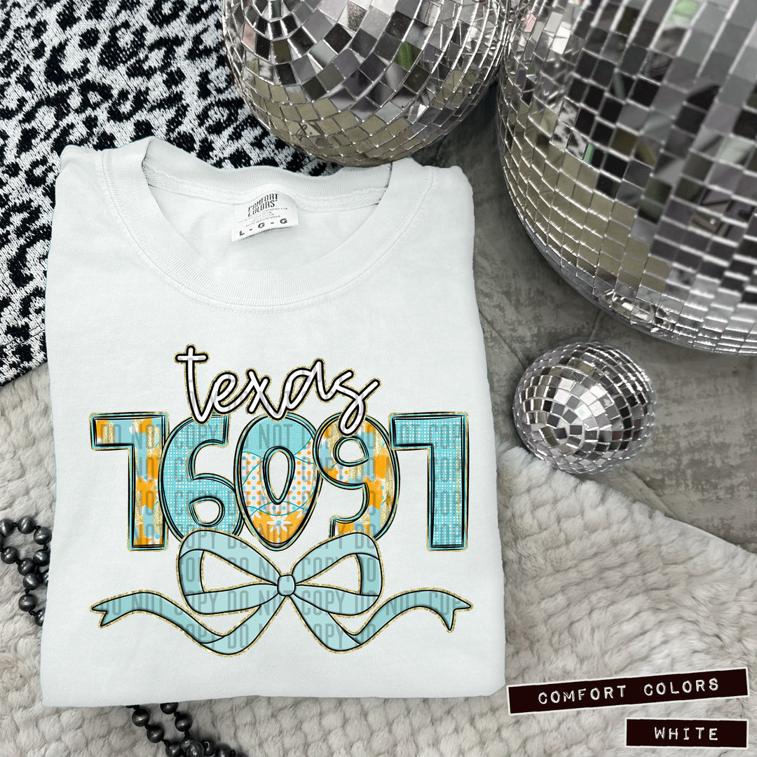 Dotted Daisy Zip Codes DTF Print