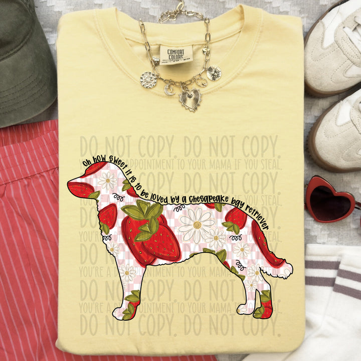 How Sweet Dog DTF Print