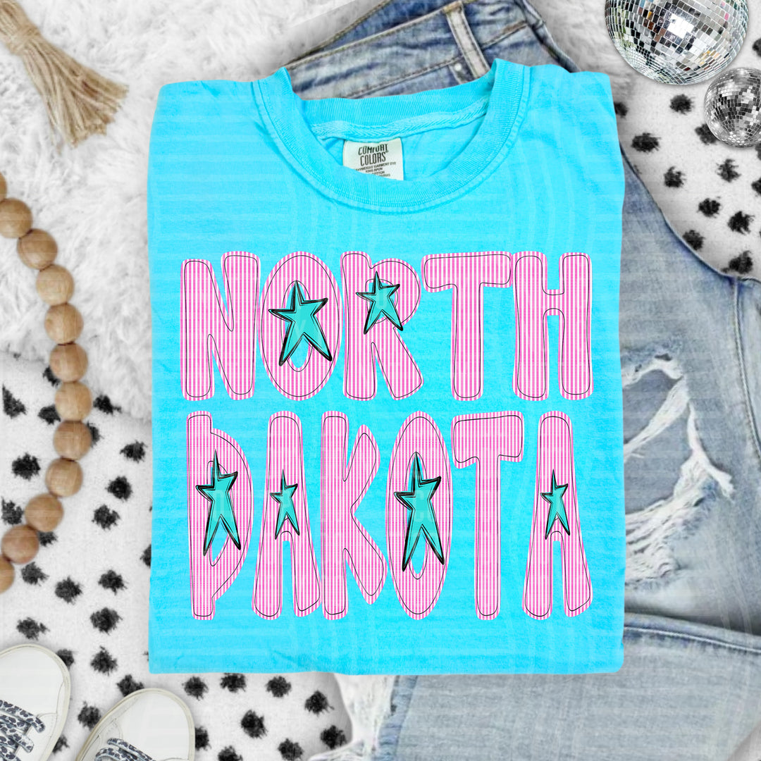 Seersucker States DTF Print