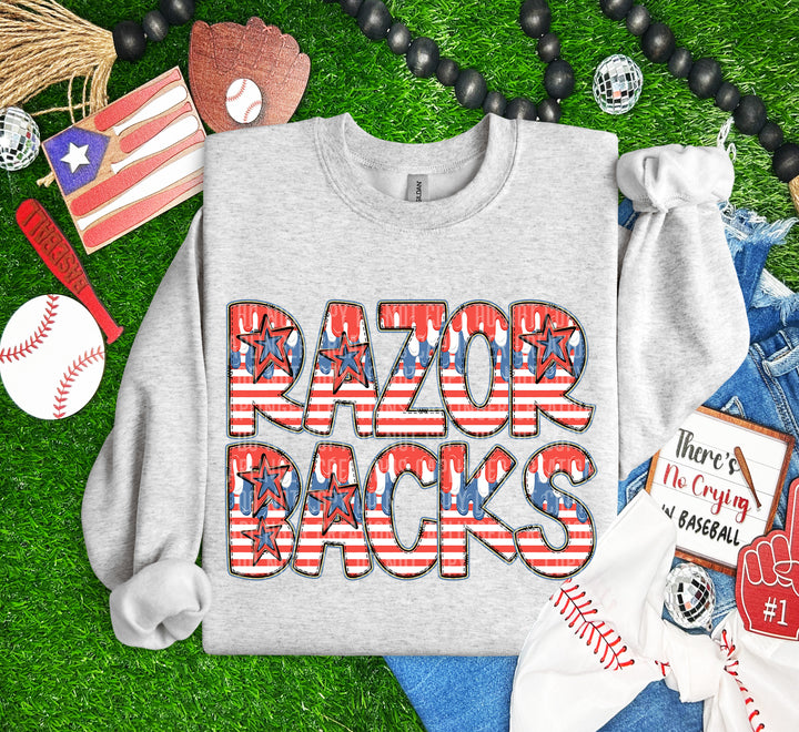 RWB Drip Mascots DTF Print