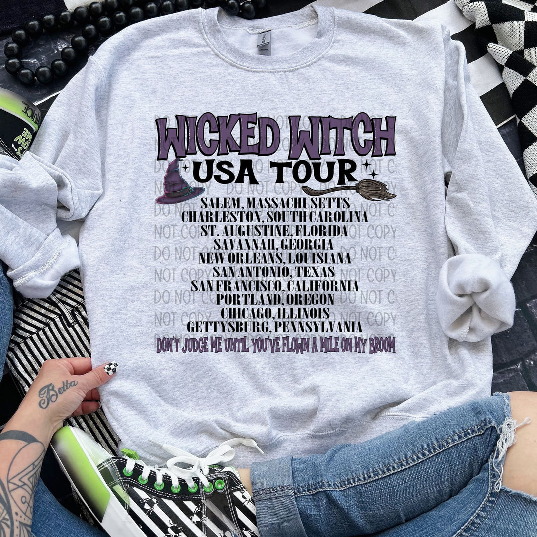 Wicked Witch USA Tour DTF Print