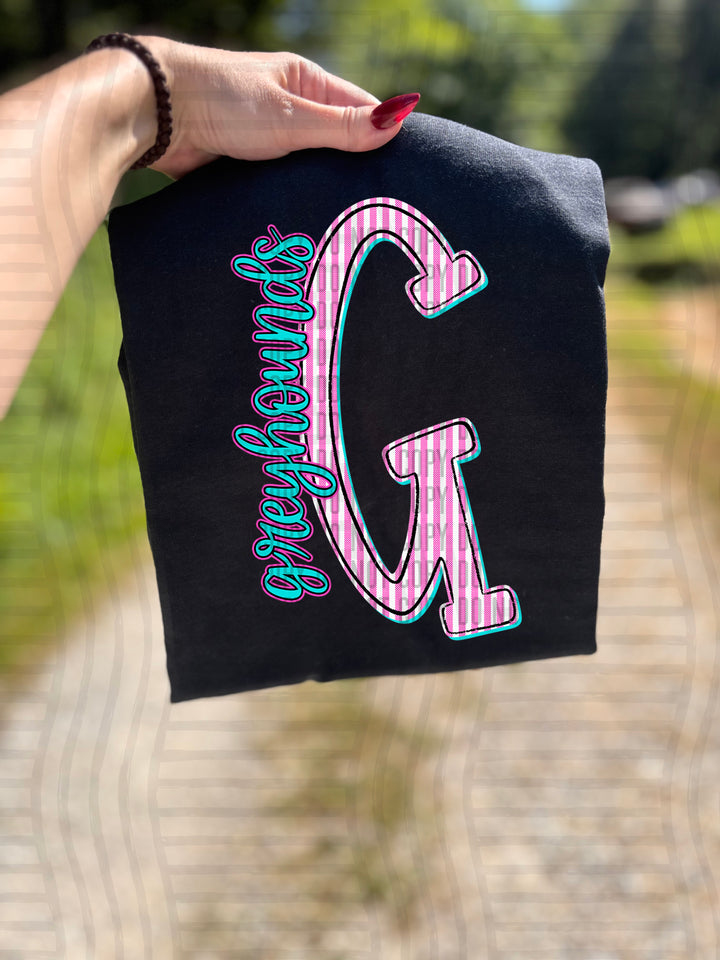 Mixy Pink Seersucker DTF Print