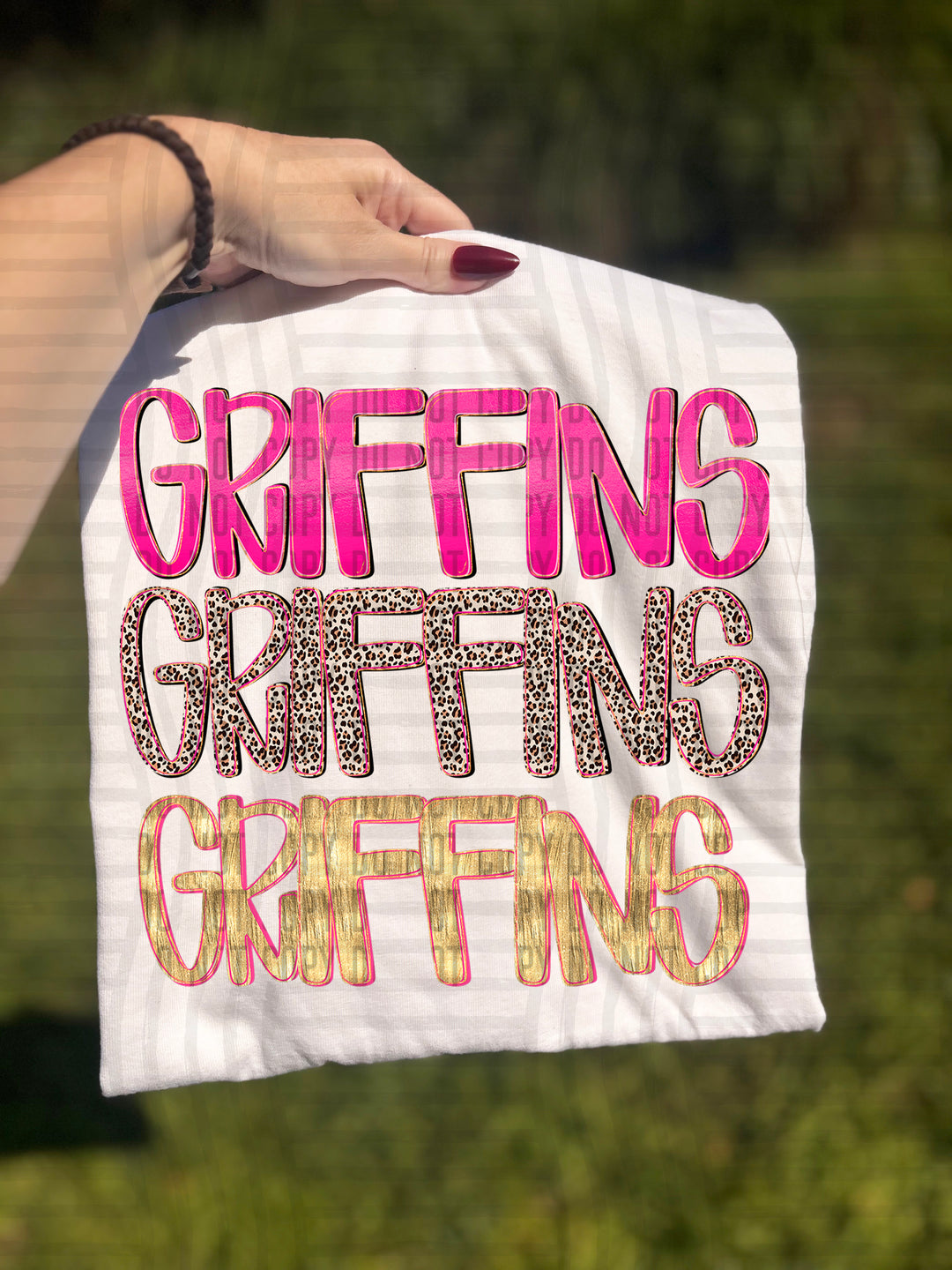 Pretty In Pink Triple Stacked DTF Print