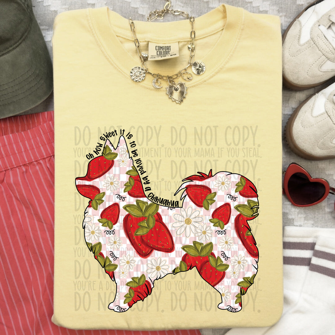 How Sweet Dog DTF Print