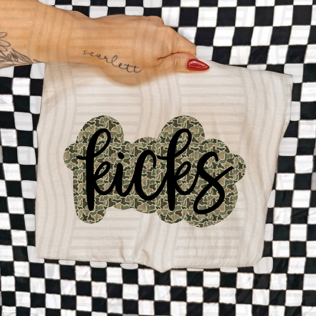 Camo Mascots DTF Print