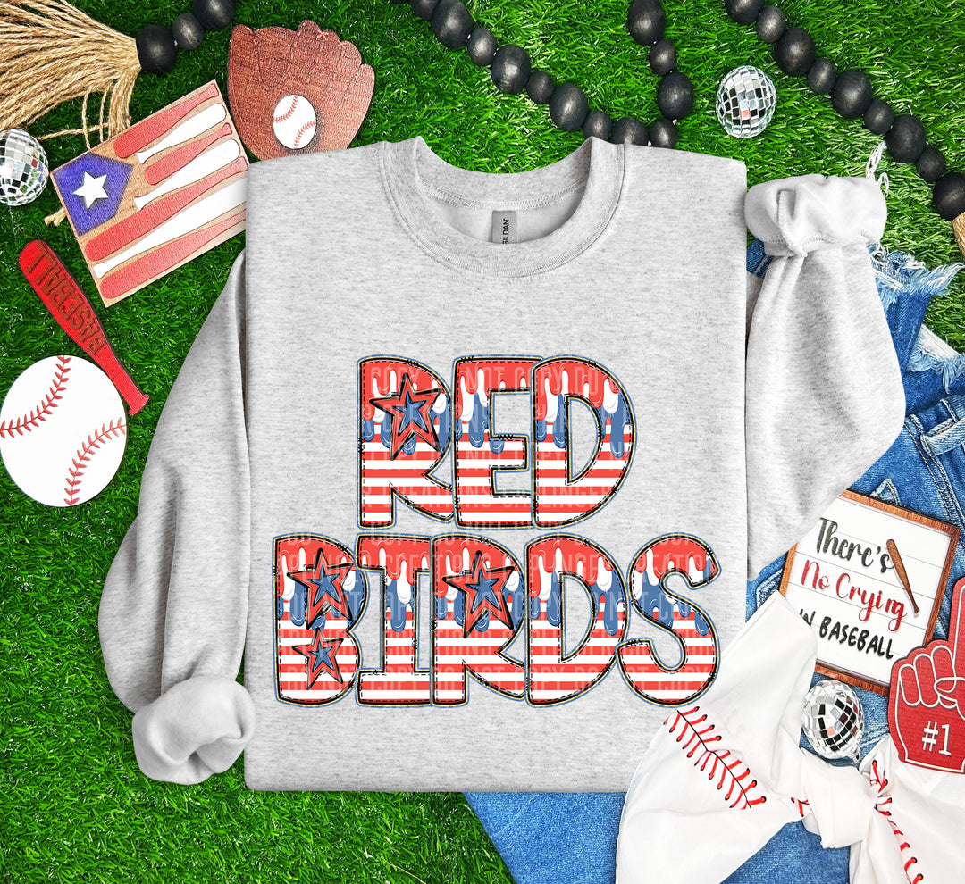 RWB Drip Mascots DTF Print