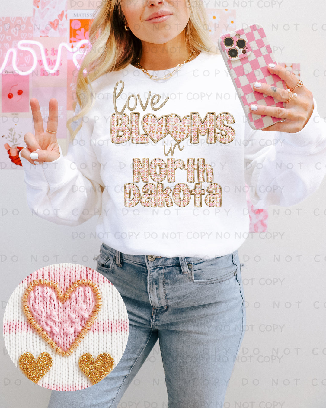 Love Blooms In States DTF Print