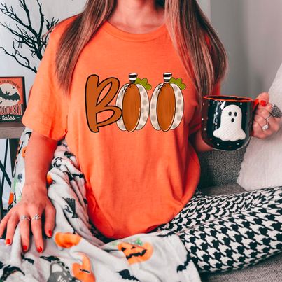 Boo Pumpkin DTF Print