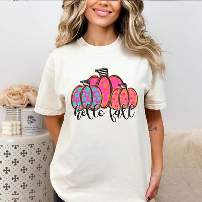 Hello Fall DTF Print